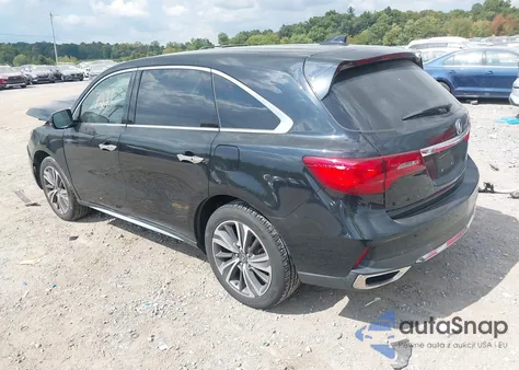 2019 Acura Mdx Tech Pkg z USA, uszkodzony, nr VIN 5J8YD4H52KL005170